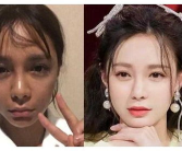 娱乐吃瓜女明星素颜图片,明星卸妆后的真实面貌